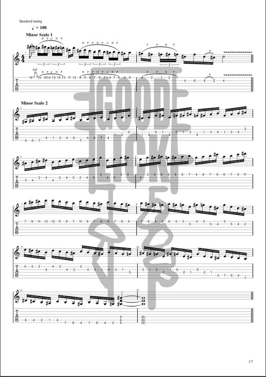 Good Lick 吉他音階練習